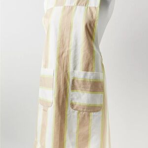 Rugby Stripe Apron with Pockets